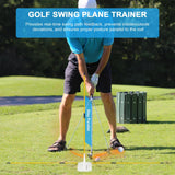 Maxbell Golf Alignment Stick Holder Gift Auxiliary Tool for Yard Golf Course Outdoor White