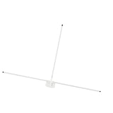 Maxbell Golf Alignment Stick Holder Gift Auxiliary Tool for Yard Golf Course Outdoor White