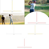 Maxbell Golf Alignment Stick Holder Gift Auxiliary Tool for Yard Golf Course Outdoor White