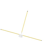 Maxbell Golf Alignment Stick Holder Gift Auxiliary Tool for Yard Golf Course Outdoor Yellow