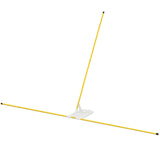 Maxbell Golf Alignment Stick Holder Gift Auxiliary Tool for Yard Golf Course Outdoor Yellow