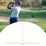 Maxbell Golf Alignment Stick Holder Gift Auxiliary Tool for Yard Golf Course Outdoor Yellow