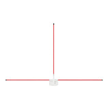 Maxbell Golf Alignment Stick Holder Gift Auxiliary Tool for Yard Golf Course Outdoor Red