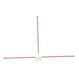 Maxbell Golf Alignment Stick Holder Gift Auxiliary Tool for Yard Golf Course Outdoor Red