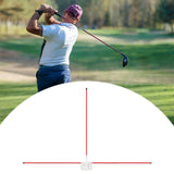 Maxbell Golf Alignment Stick Holder Gift Auxiliary Tool for Yard Golf Course Outdoor Red