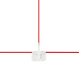 Maxbell Golf Alignment Stick Holder Gift Auxiliary Tool for Yard Golf Course Outdoor Red