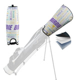 Maxbell Golf Bag Rain Cover Foldable Top Cover for Practice Golf Clubs Driving Range Bird Leap