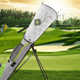 Maxbell Golf Bag Rain Cover Foldable Top Cover for Practice Golf Clubs Driving Range Four Leaf Clover