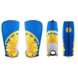 Maxbell Golf Bag Rain Cover Foldable Top Cover for Practice Golf Clubs Driving Range Sunflower