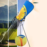 Maxbell Golf Bag Rain Cover Foldable Top Cover for Practice Golf Clubs Driving Range Sunflower