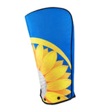 Maxbell Golf Bag Rain Cover Foldable Top Cover for Practice Golf Clubs Driving Range Sunflower