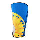 Maxbell Golf Bag Rain Cover Foldable Top Cover for Practice Golf Clubs Driving Range Sunflower