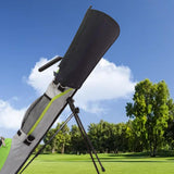 Maxbell Golf Bag Rain Cover Foldable Top Cover for Practice Golf Clubs Driving Range black