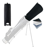 Maxbell Golf Bag Rain Cover Foldable Top Cover for Practice Golf Clubs Driving Range black