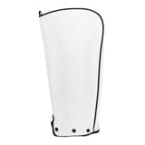 Maxbell Golf Bag Rain Cover Foldable Top Cover for Practice Golf Clubs Driving Range White