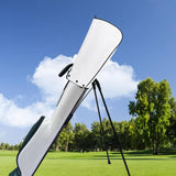 Maxbell Golf Bag Rain Cover Foldable Top Cover for Practice Golf Clubs Driving Range White