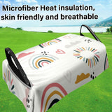 Maxbell Golf Cart Seat Cover Seat Cushion Easy Install Sports Golf Cart Seat Blanket