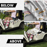Maxbell Golf Cart Seat Cover Seat Cushion Easy Install Sports Golf Cart Seat Blanket