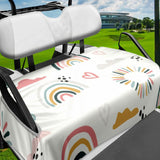 Maxbell Golf Cart Seat Cover Seat Cushion Easy Install Sports Golf Cart Seat Blanket