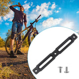 Maxbell Bike Bottle Cage Adapter Riding Aluminum Alloy Mountain Road Bike Adjustment Black 14x1.8cm