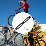 Maxbell Bike Bottle Cage Adapter Riding Aluminum Alloy Mountain Road Bike Adjustment Black 14x1.8cm
