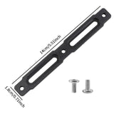 Maxbell Bike Bottle Cage Adapter Riding Aluminum Alloy Mountain Road Bike Adjustment Black 14x1.8cm