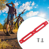 Maxbell Bike Bottle Cage Adapter Riding Aluminum Alloy Mountain Road Bike Adjustment Red 14x1.8cm