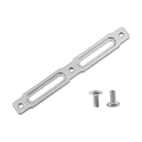 Maxbell Bike Bottle Cage Adapter Riding Aluminum Alloy Mountain Road Bike Adjustment Silver 14x1.8cm