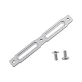 Maxbell Bike Bottle Cage Adapter Riding Aluminum Alloy Mountain Road Bike Adjustment Silver 14x1.8cm