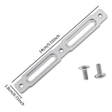 Maxbell Bike Bottle Cage Adapter Riding Aluminum Alloy Mountain Road Bike Adjustment Silver 14x1.8cm
