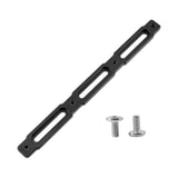 Maxbell Bike Bottle Cage Adapter Riding Aluminum Alloy Mountain Road Bike Adjustment Black 20.5x1.8cm
