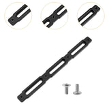 Maxbell Bike Bottle Cage Adapter Riding Aluminum Alloy Mountain Road Bike Adjustment Black 20.5x1.8cm