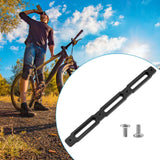 Maxbell Bike Bottle Cage Adapter Riding Aluminum Alloy Mountain Road Bike Adjustment Black 20.5x1.8cm
