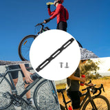 Maxbell Bike Bottle Cage Adapter Riding Aluminum Alloy Mountain Road Bike Adjustment Black 20.5x1.8cm
