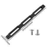 Maxbell Bike Bottle Cage Adapter Riding Aluminum Alloy Mountain Road Bike Adjustment Black 20.5x1.8cm