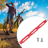 Maxbell Bike Bottle Cage Adapter Riding Aluminum Alloy Mountain Road Bike Adjustment Red 20.5x1.8cm