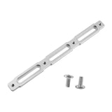 Maxbell Bike Bottle Cage Adapter Riding Aluminum Alloy Mountain Road Bike Adjustment Silver 20.5x1.8cm