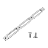 Maxbell Bike Bottle Cage Adapter Riding Aluminum Alloy Mountain Road Bike Adjustment Silver 20.5x1.8cm