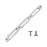 Maxbell Bike Bottle Cage Adapter Riding Aluminum Alloy Mountain Road Bike Adjustment Silver 20.5x1.8cm