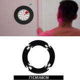 Maxbell Dart Board Surround Wall Guard EVA Dart Board Wall Protector for Home Office Outer Diameter 71cm