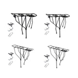 Maxbell Rear Bike Rack Bike Luggage Cargo Rack for Food Delivery Cycling Accessories Thicken Large Hole