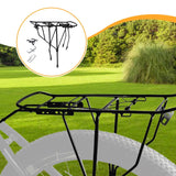 Maxbell Rear Bike Rack Bike Luggage Cargo Rack for Food Delivery Cycling Accessories Thicken Small Hole