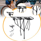 Maxbell Rear Bike Rack Bike Luggage Cargo Rack for Food Delivery Cycling Accessories Thicken Small Hole