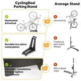 Maxbell Upright Bike Stand Upright Sturdy Easy Installation Bike Rack for Home Dorm