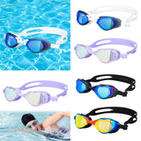 Maxbell Swimming Goggles Electroplating Diving Goggles for Diving Outdoor Snorkeling White