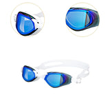 Maxbell Swimming Goggles Electroplating Diving Goggles for Diving Outdoor Snorkeling White