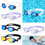 Maxbell Swimming Goggles Electroplating Diving Goggles for Diving Outdoor Snorkeling White