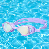 Maxbell Swimming Goggles Electroplating Diving Goggles for Diving Outdoor Snorkeling Purple