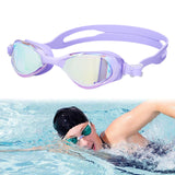 Maxbell Swimming Goggles Electroplating Diving Goggles for Diving Outdoor Snorkeling Purple