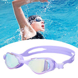 Maxbell Swimming Goggles Electroplating Diving Goggles for Diving Outdoor Snorkeling Purple